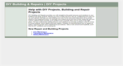 Desktop Screenshot of diybuildingandrepairs.com